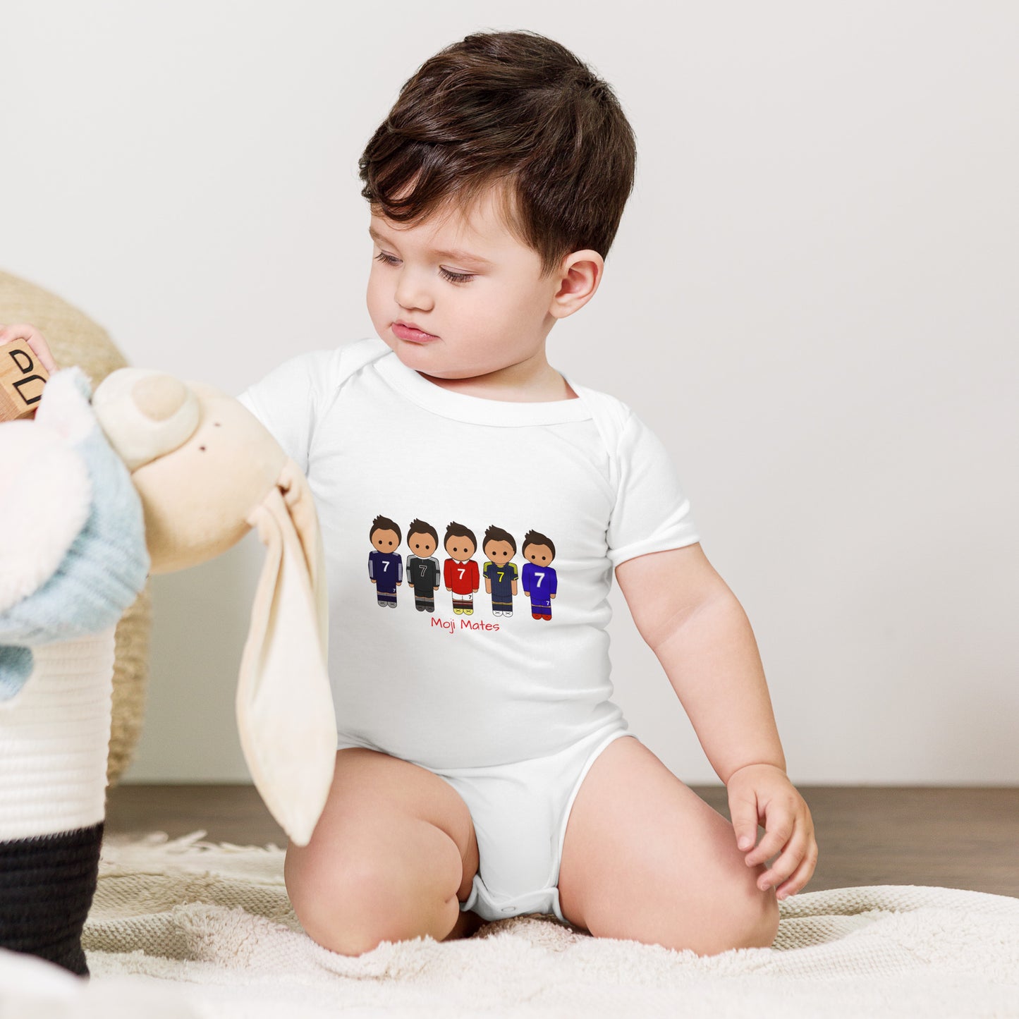 Ronaldo United-Real Madrid Baby short sleeve one piece