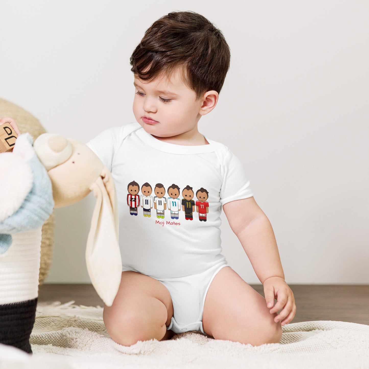 Gareth Bale Lineup Baby short sleeve one piece
