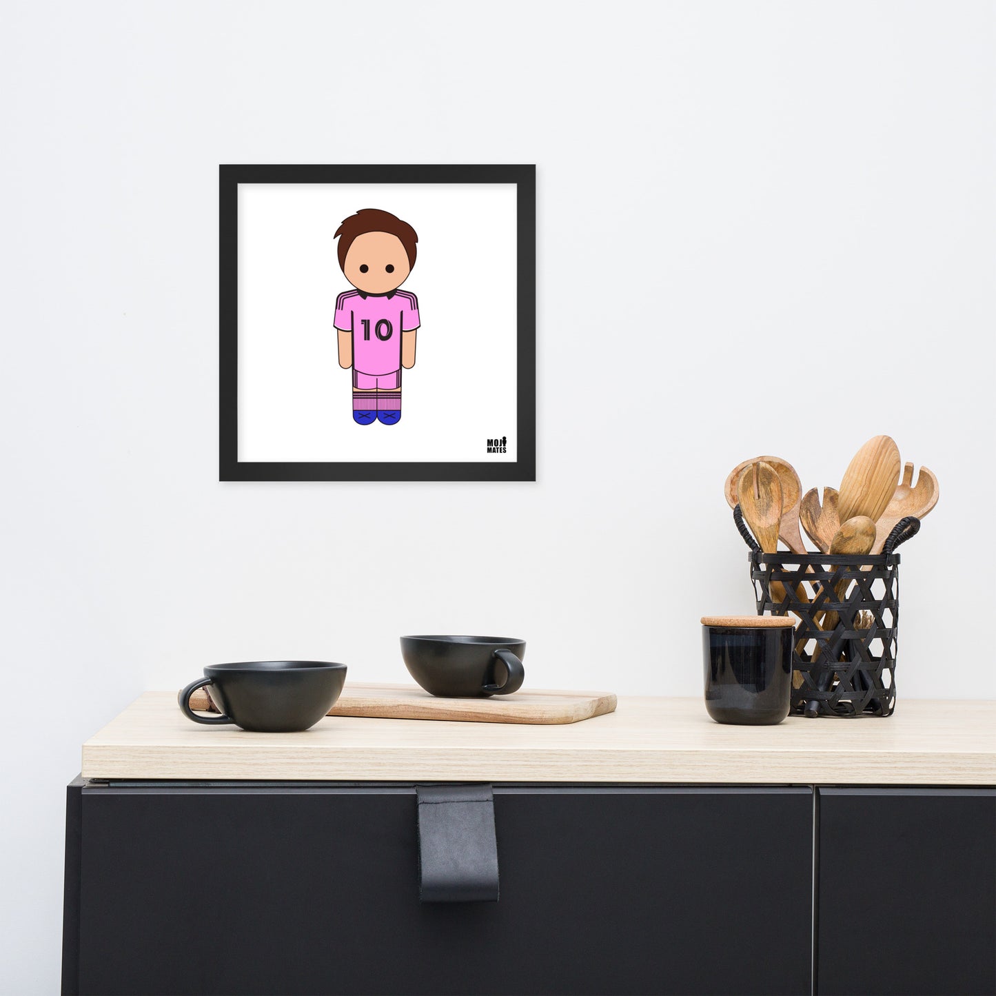 Lionel Messi Inter Miami Framed poster