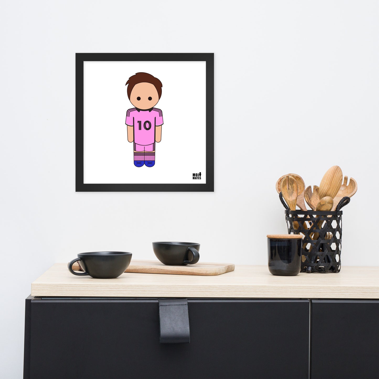 Lionel Messi Inter Miami Framed poster
