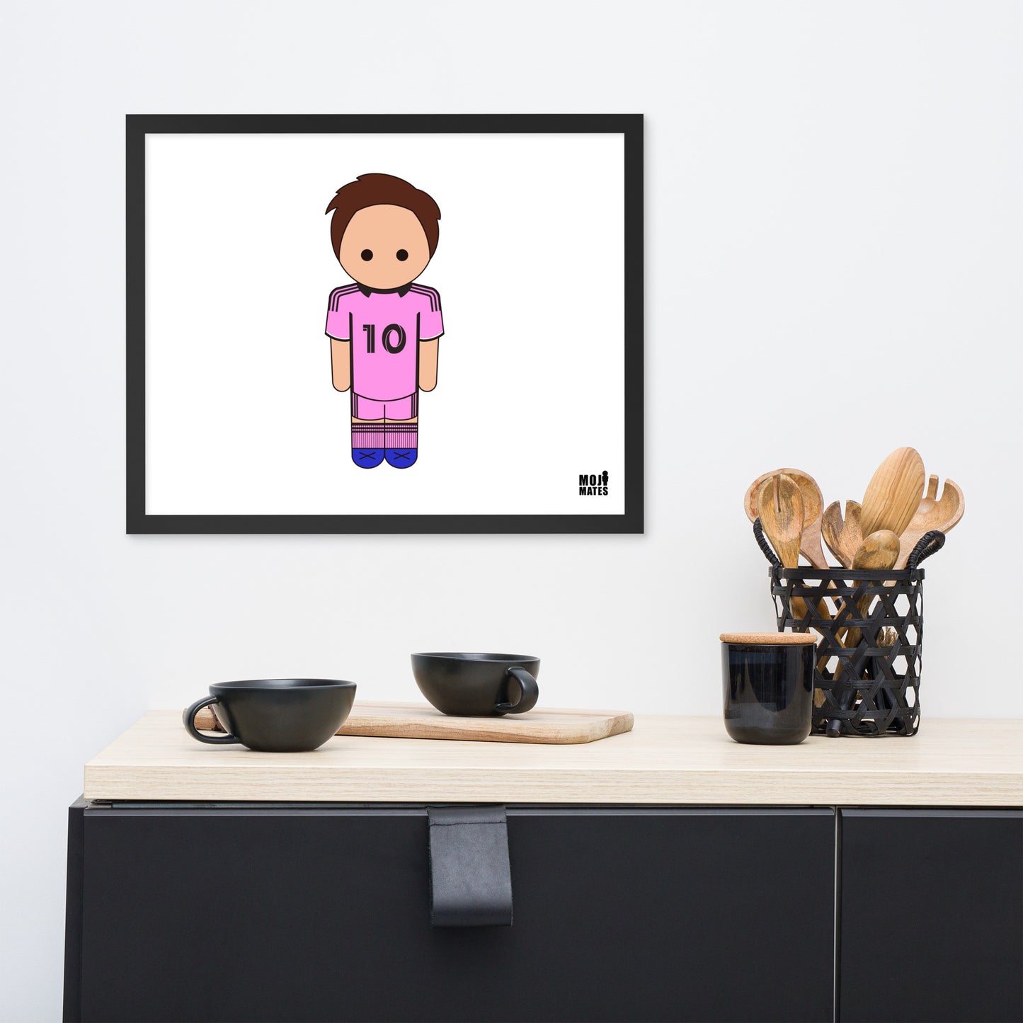 Lionel Messi Inter Miami Framed poster