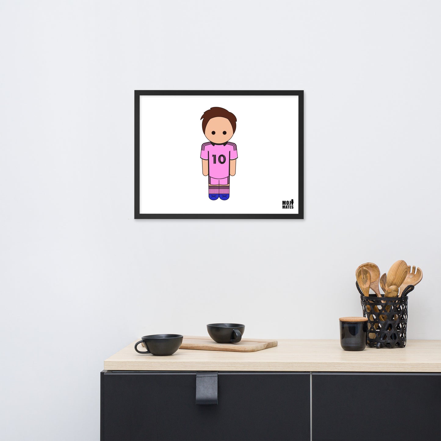 Lionel Messi Inter Miami Framed poster