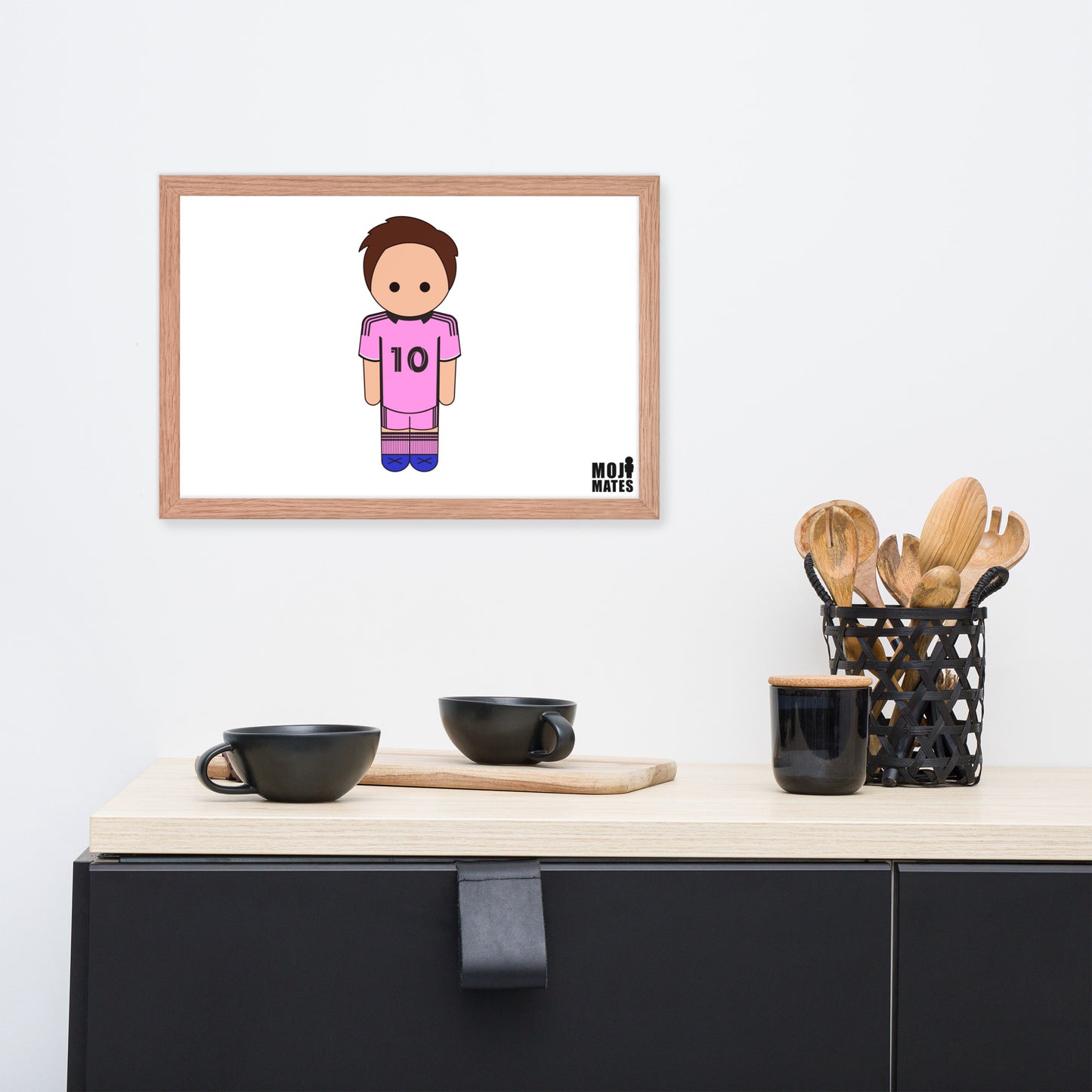 Lionel Messi Inter Miami Framed poster