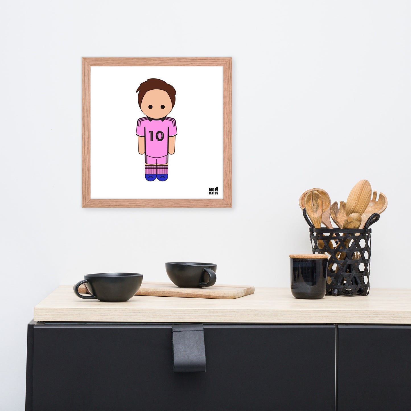 Lionel Messi Inter Miami Framed poster