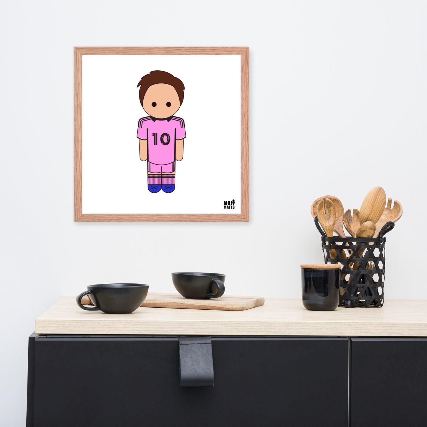Lionel Messi Inter Miami Framed poster