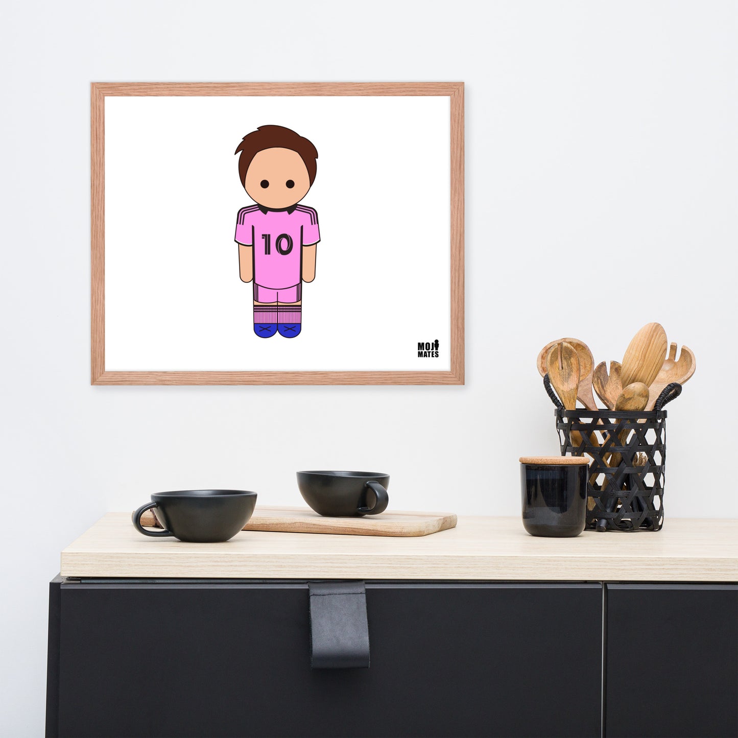 Lionel Messi Inter Miami Framed poster