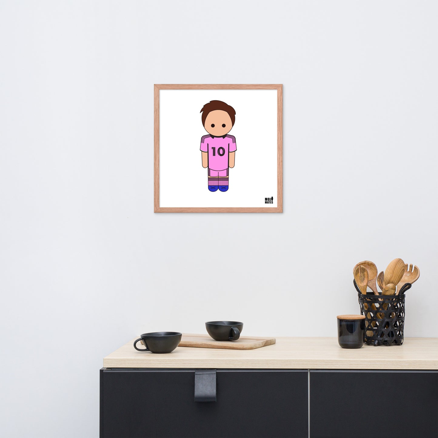 Lionel Messi Inter Miami Framed poster