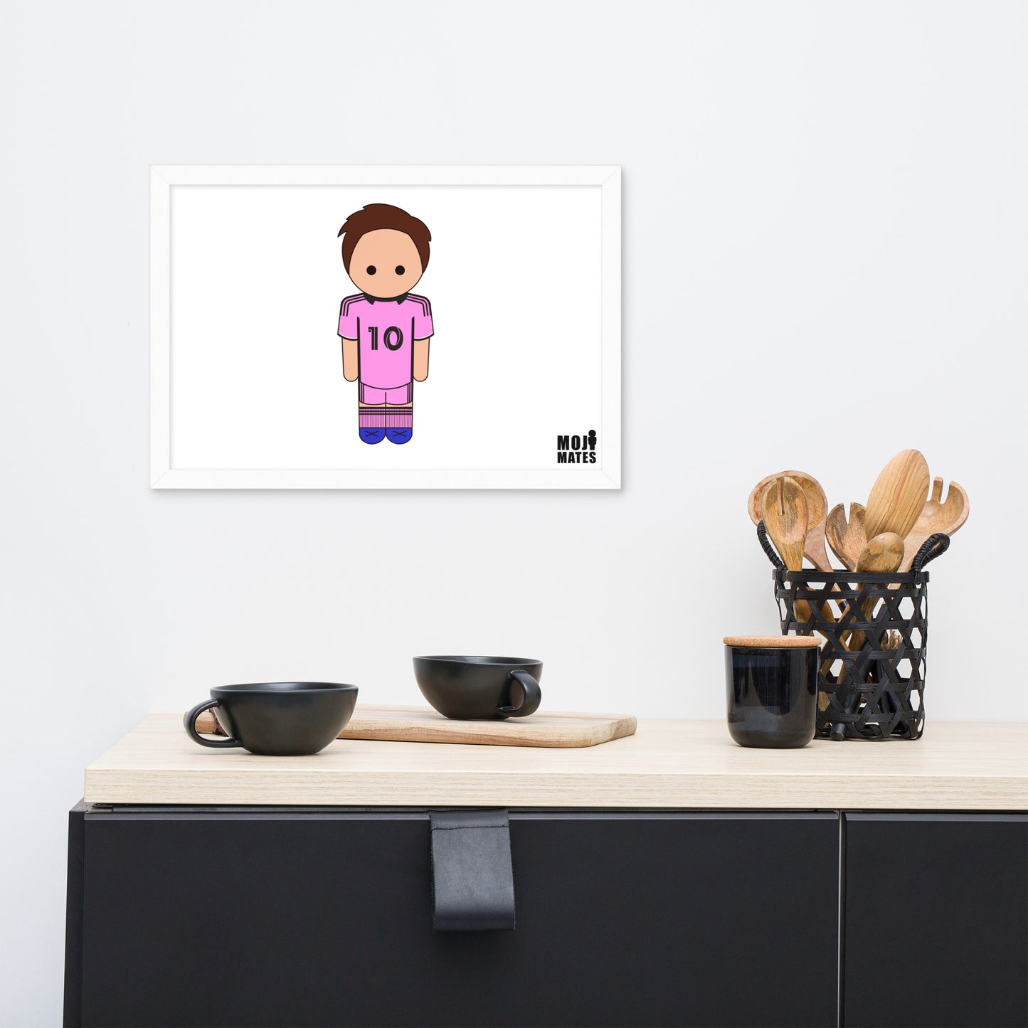 Lionel Messi Inter Miami Framed poster