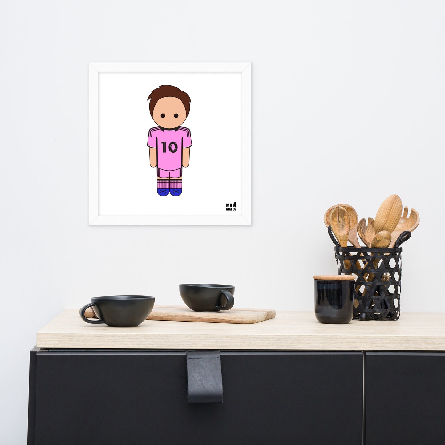 Lionel Messi Inter Miami Framed poster