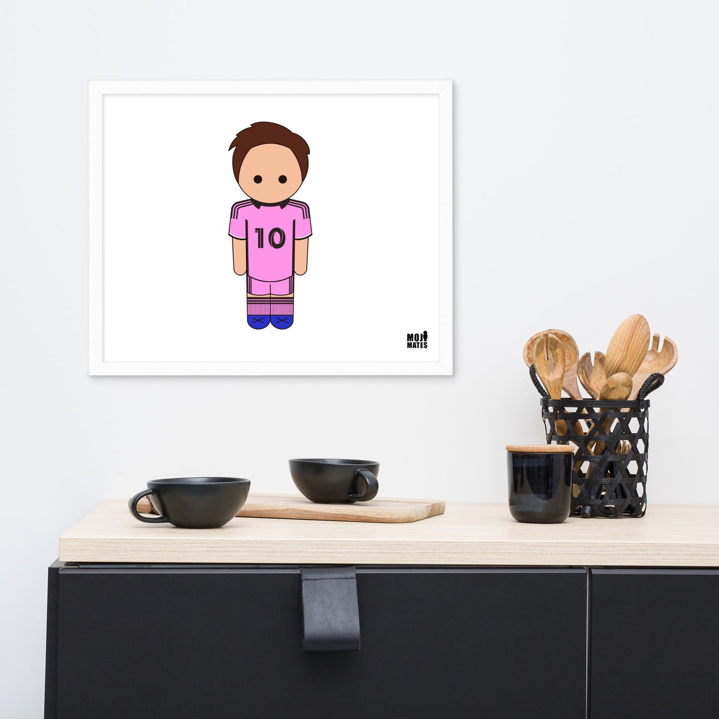 Lionel Messi Inter Miami Framed poster