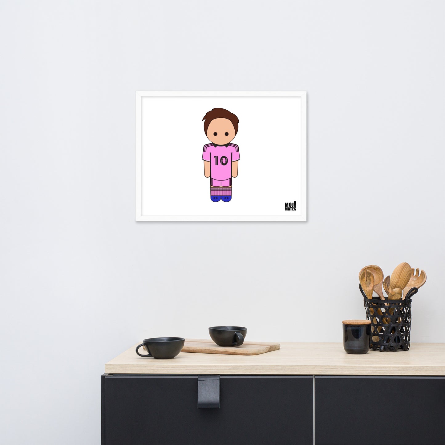 Lionel Messi Inter Miami Framed poster