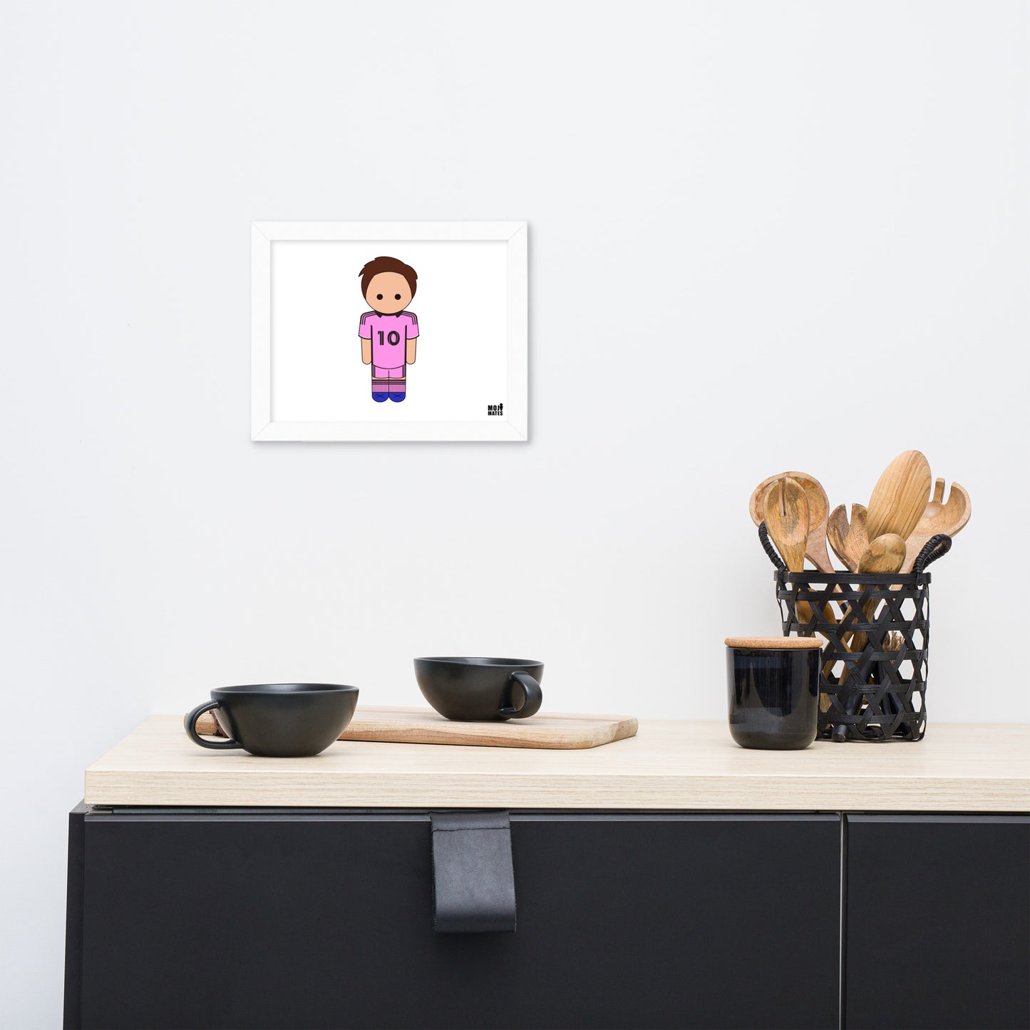 Lionel Messi Inter Miami Framed poster