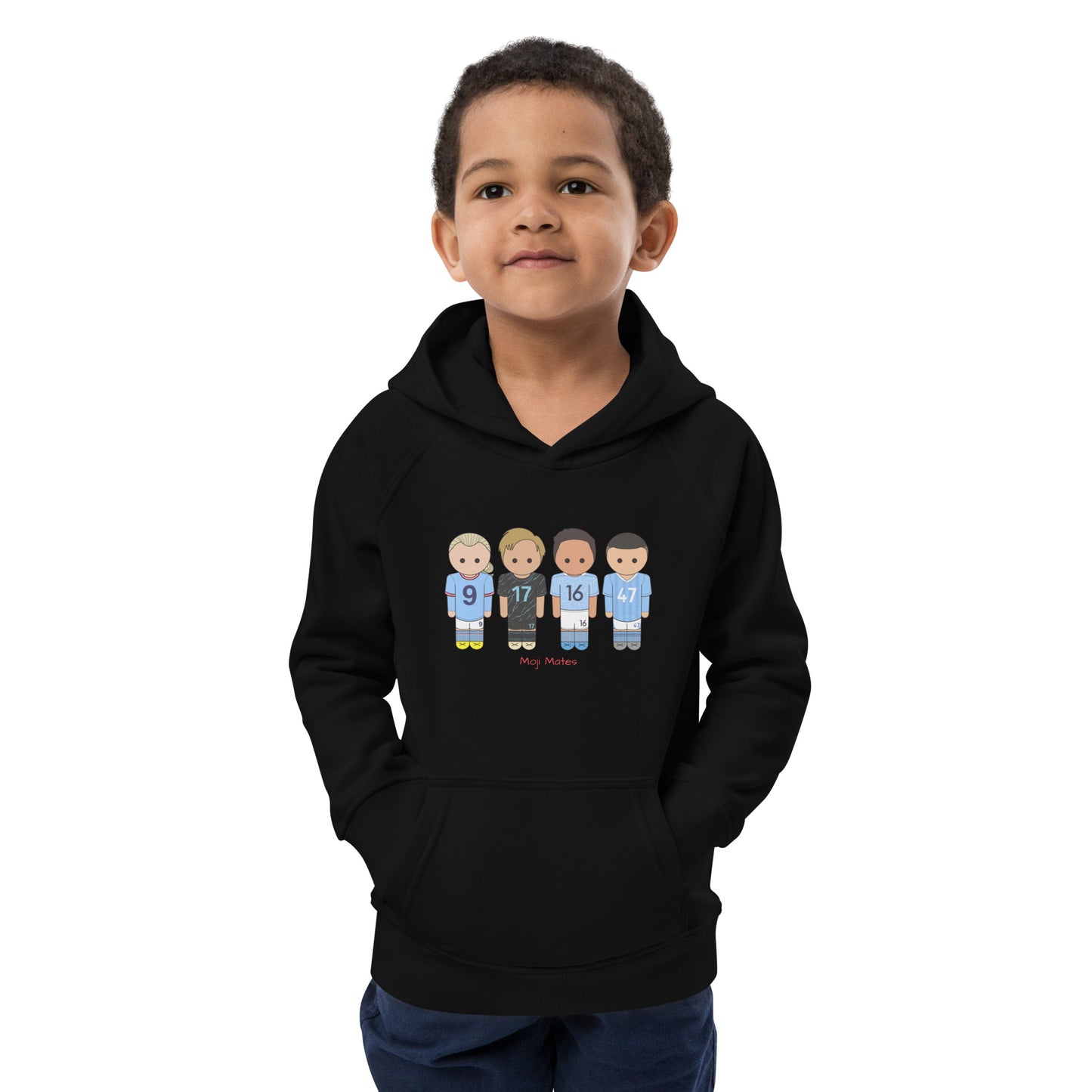 Manchester City Haaland-Foden-De Bruyne-Rodri Kids eco hoodie