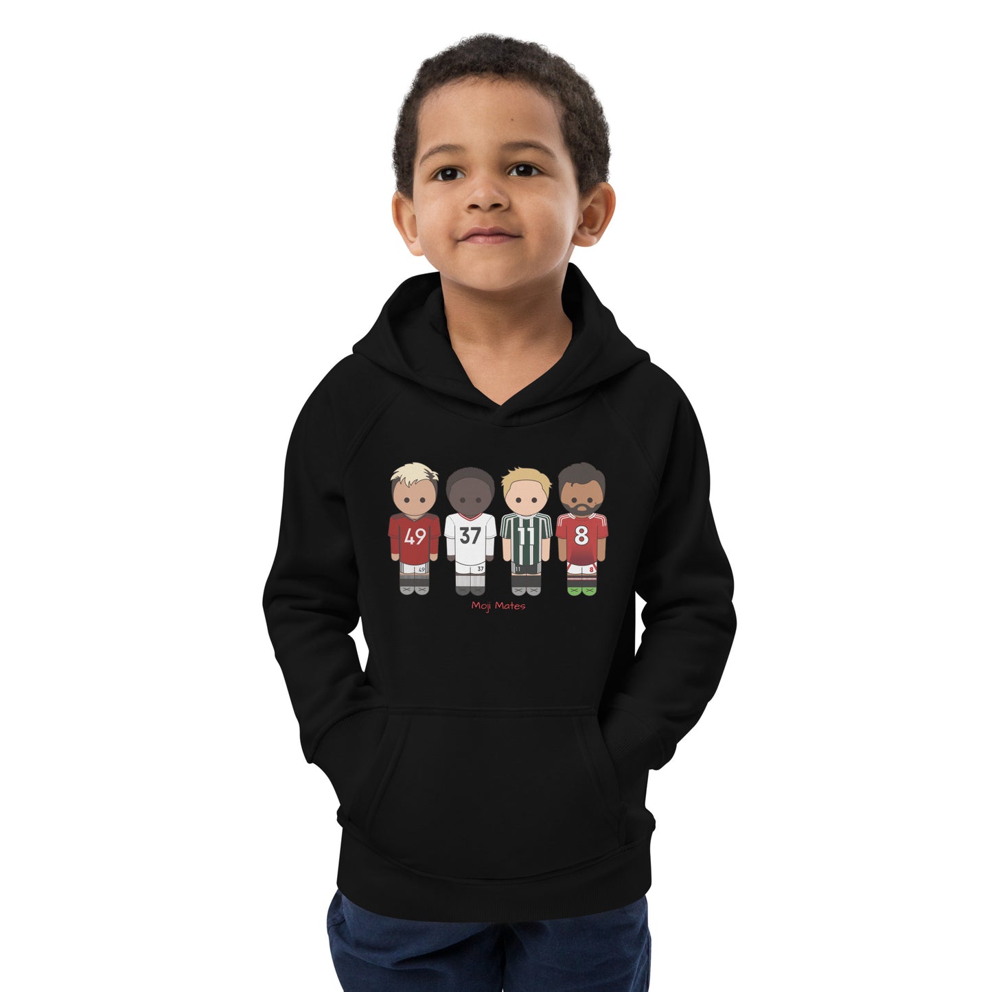 Manchester United Mainoo-Bruno-Hojlund-Garnacho Kids eco hoodie