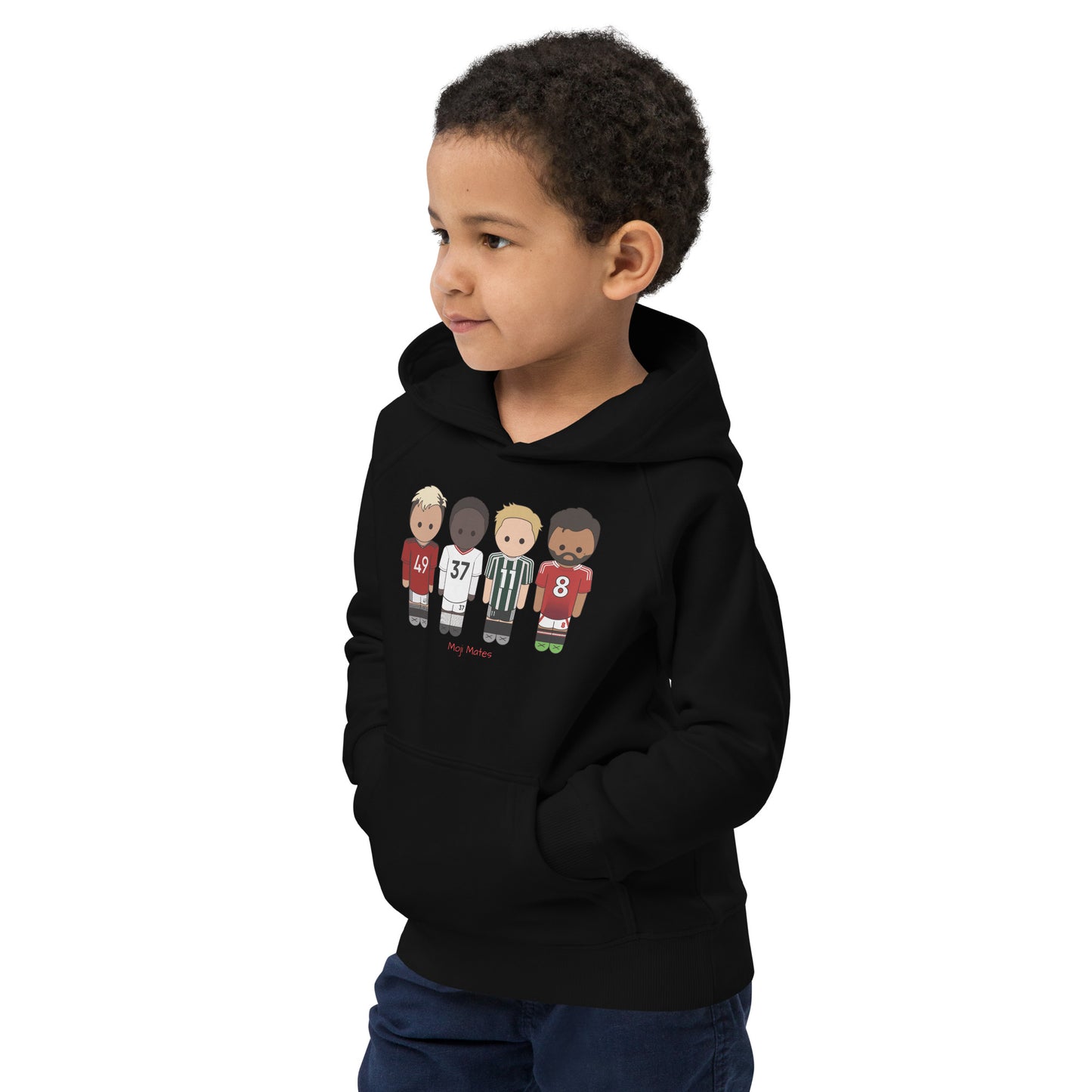 Manchester United Mainoo-Bruno-Hojlund-Garnacho Kids eco hoodie