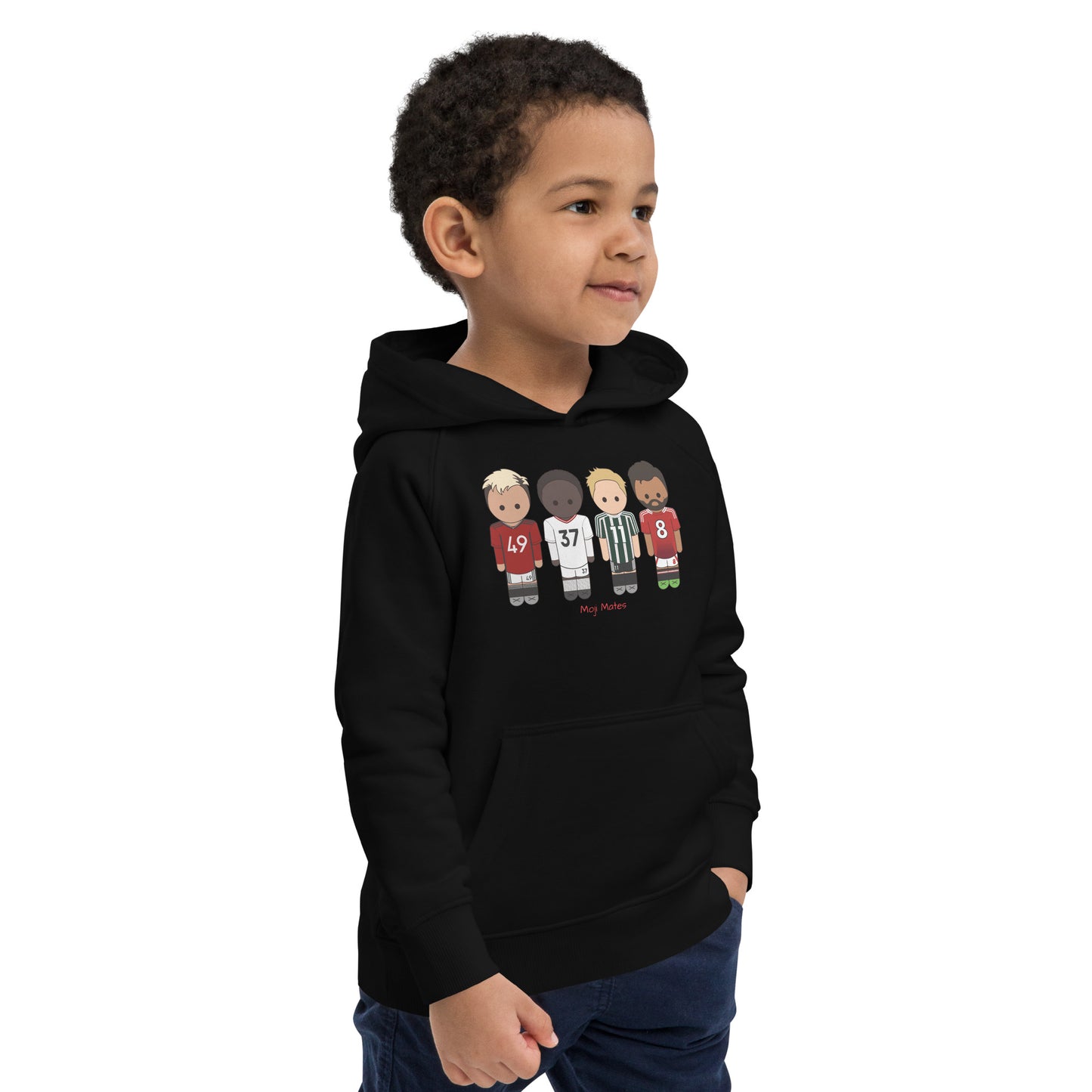 Manchester United Mainoo-Bruno-Hojlund-Garnacho Kids eco hoodie