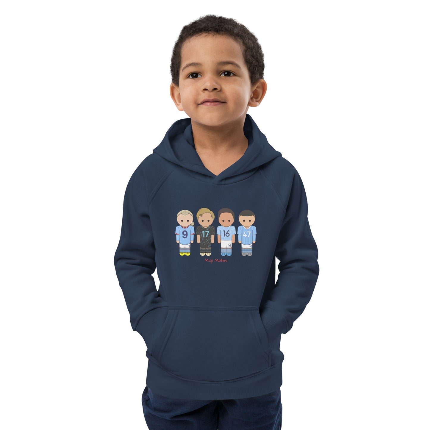 Manchester City Haaland-Foden-De Bruyne-Rodri Kids eco hoodie