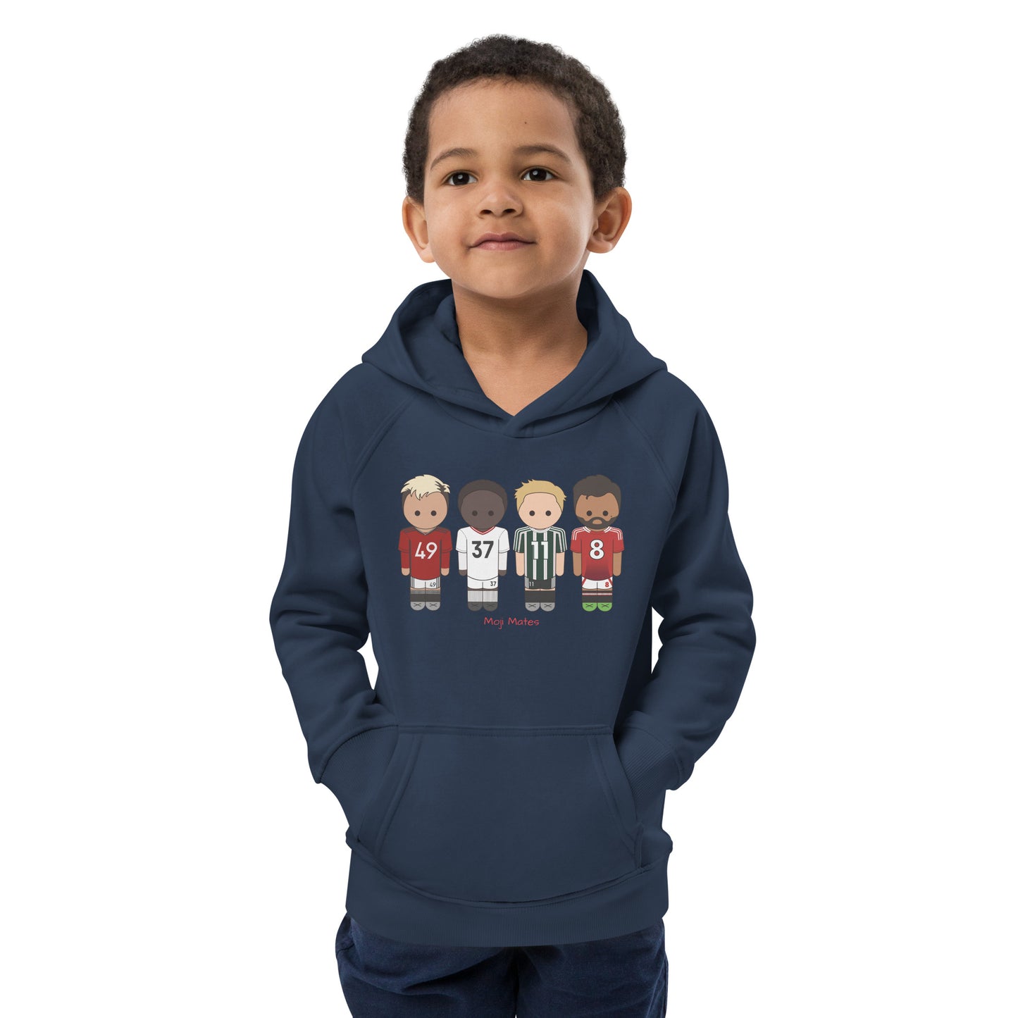 Manchester United Mainoo-Bruno-Hojlund-Garnacho Kids eco hoodie