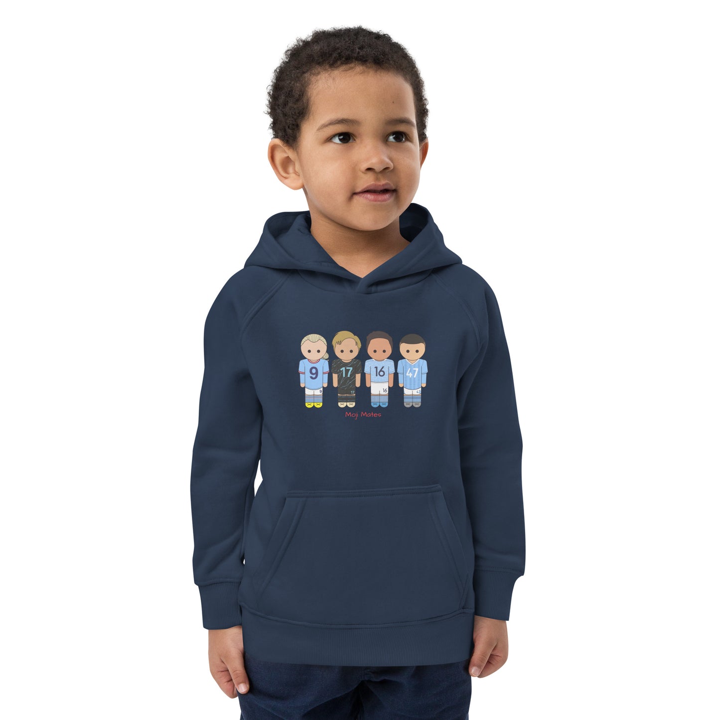 Manchester City Haaland-Foden-De Bruyne-Rodri Kids eco hoodie