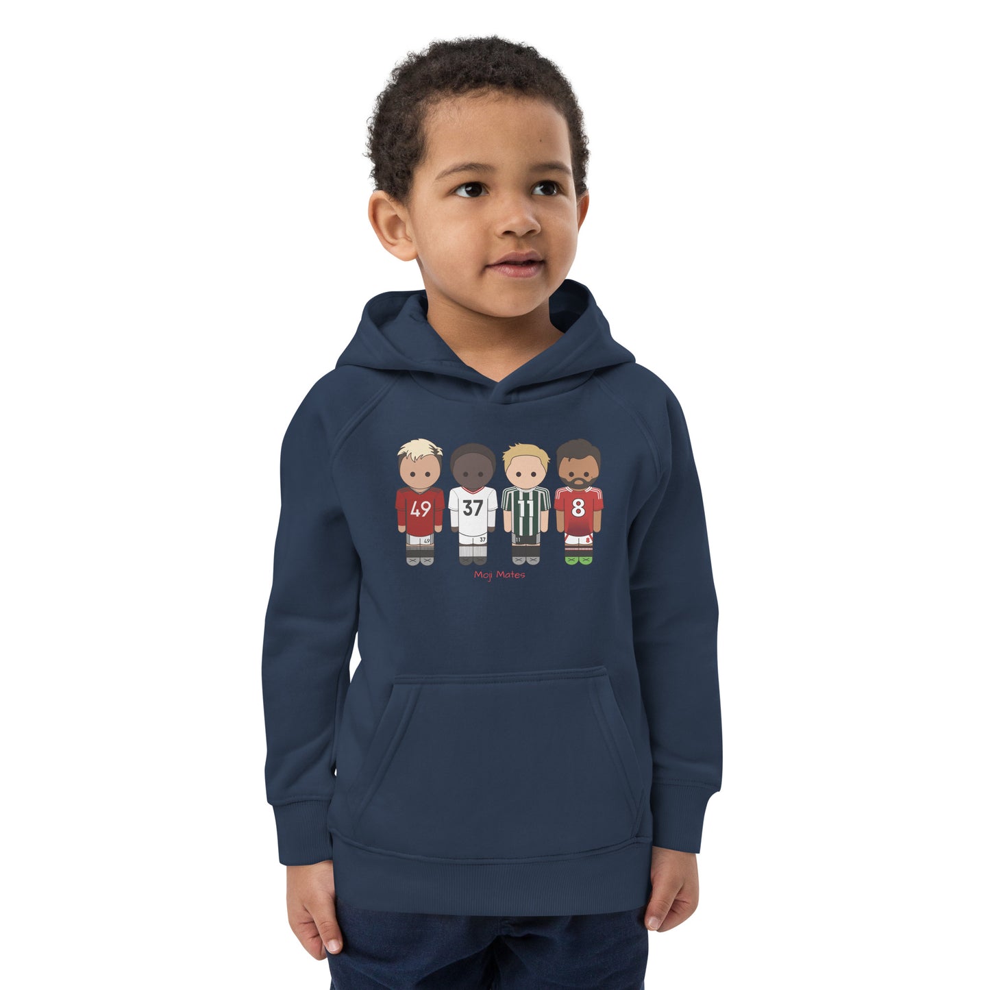 Manchester United Mainoo-Bruno-Hojlund-Garnacho Kids eco hoodie