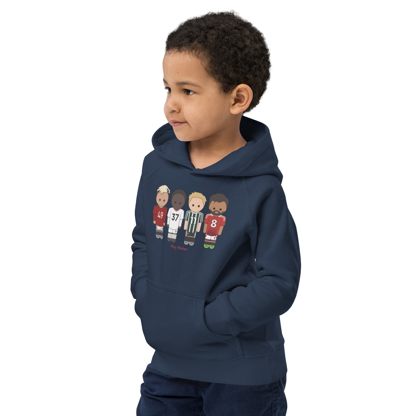 Manchester United Mainoo-Bruno-Hojlund-Garnacho Kids eco hoodie