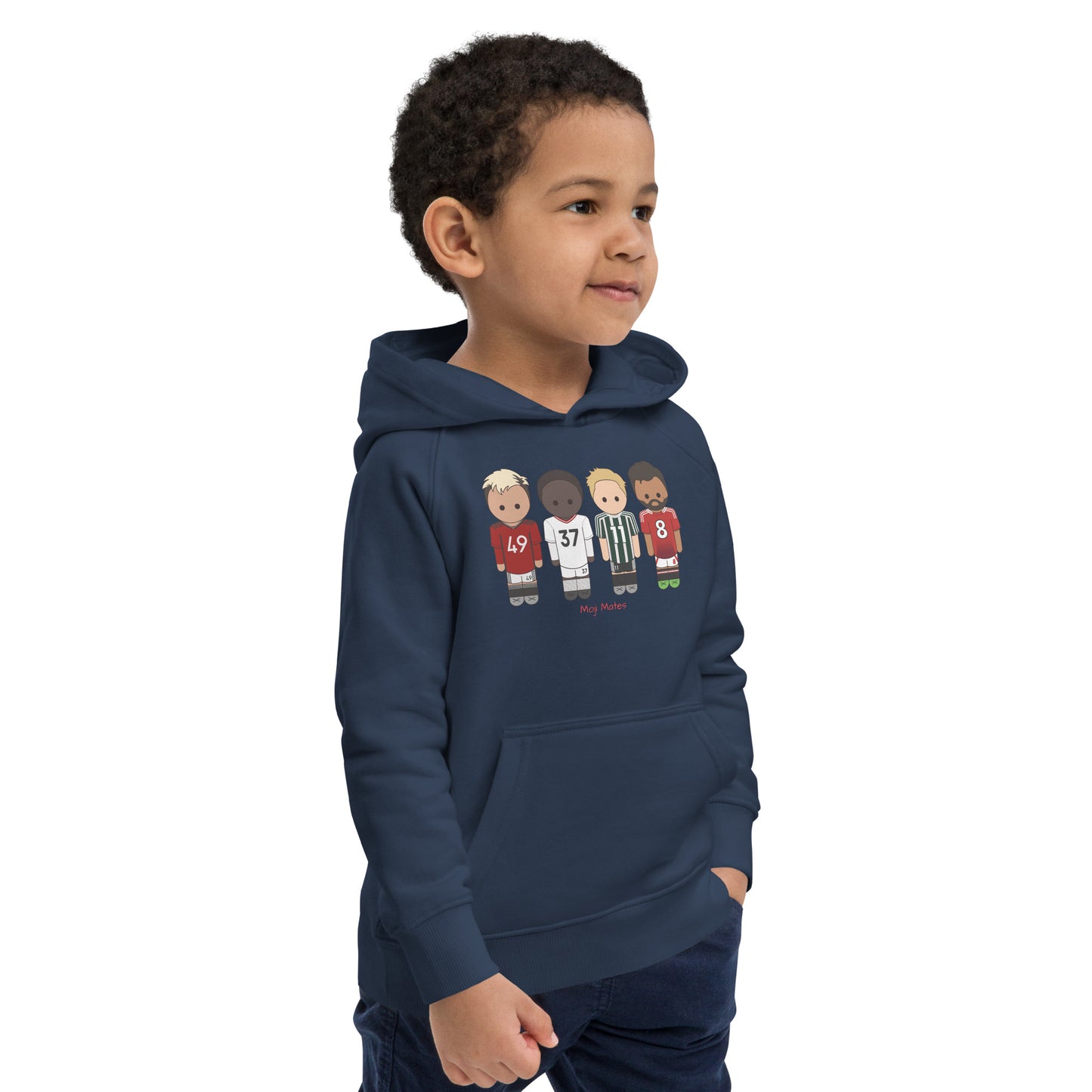 Manchester United Mainoo-Bruno-Hojlund-Garnacho Kids eco hoodie