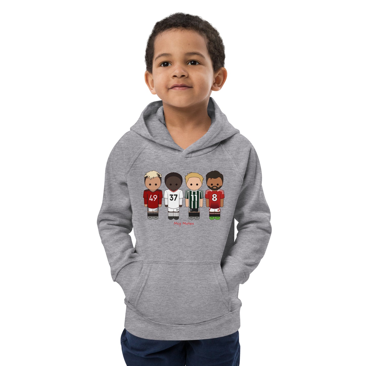 Manchester United Mainoo-Bruno-Hojlund-Garnacho Kids eco hoodie