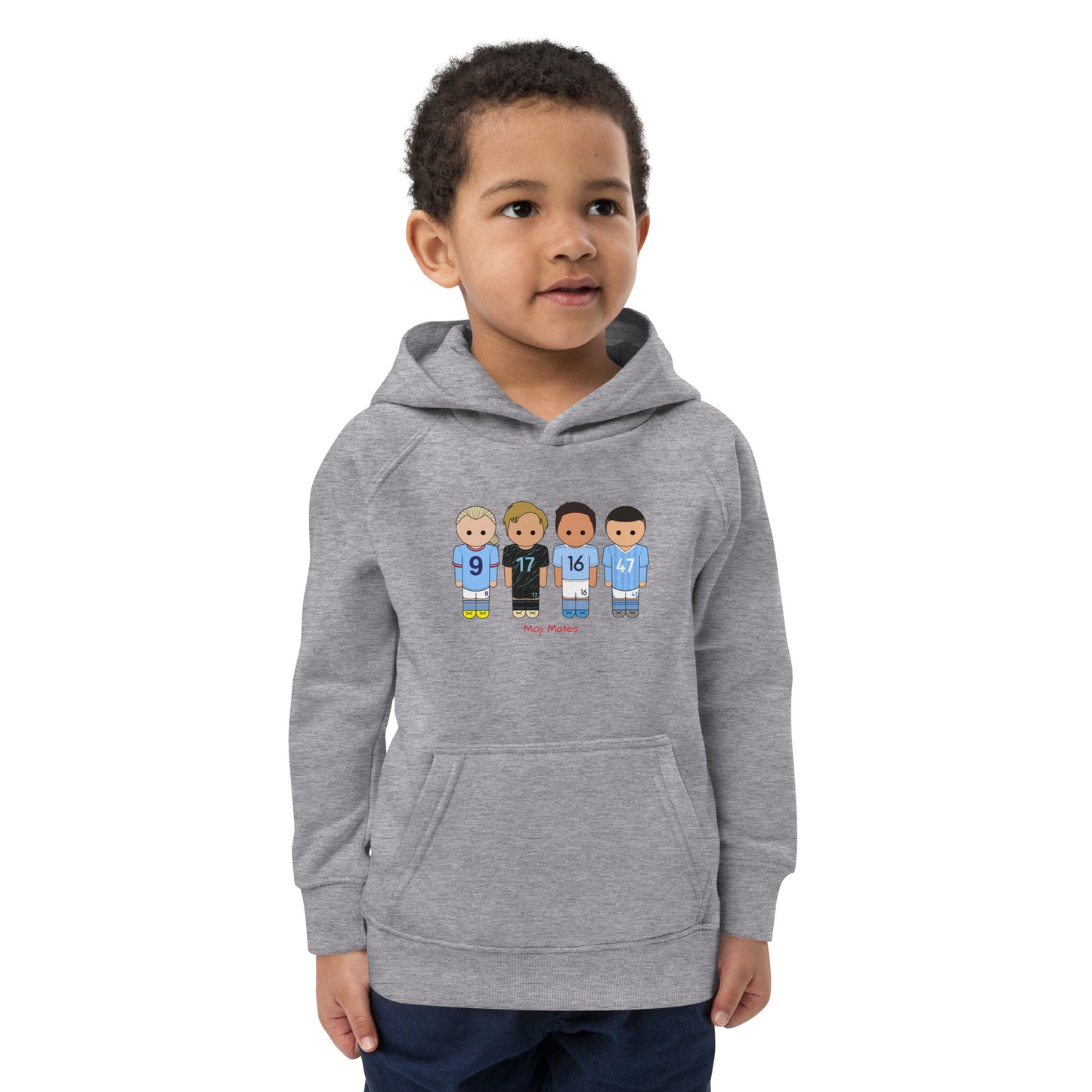 Manchester City Haaland-Foden-De Bruyne-Rodri Kids eco hoodie