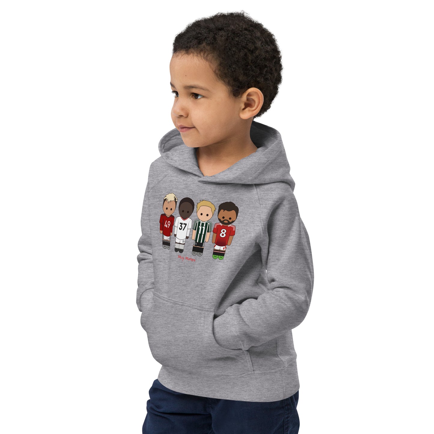 Manchester United Mainoo-Bruno-Hojlund-Garnacho Kids eco hoodie
