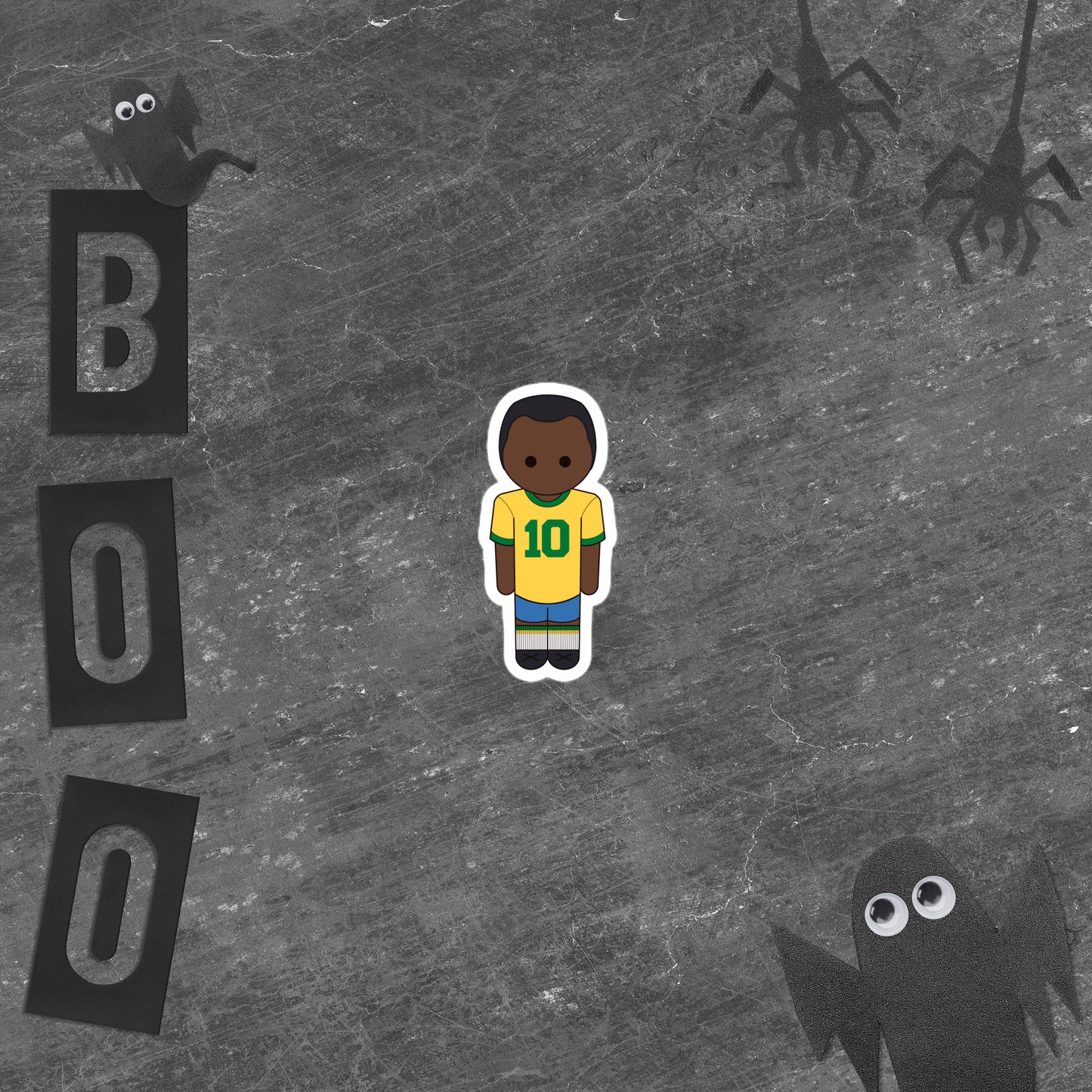 Pele Bubble-free stickers
