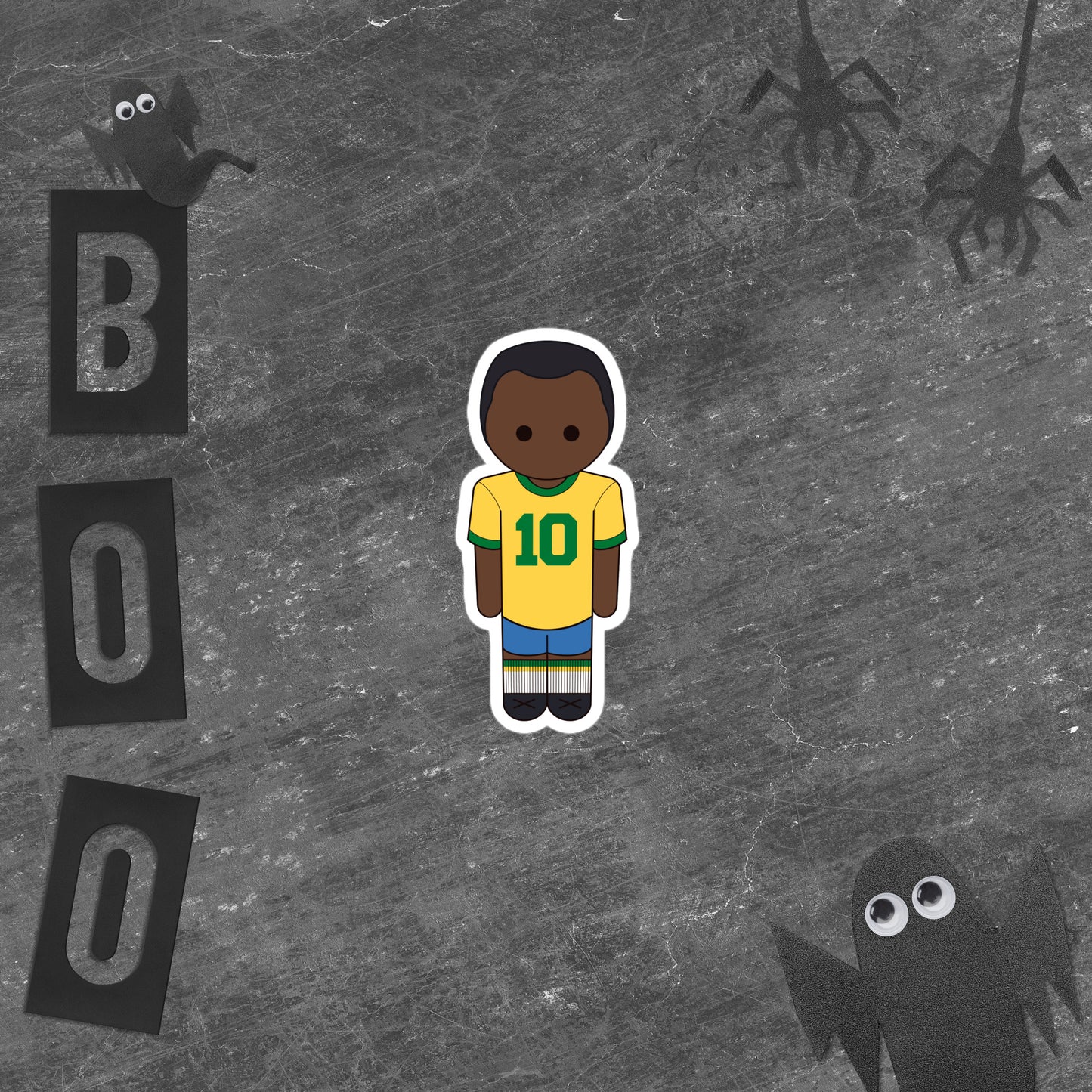 Pele Bubble-free stickers