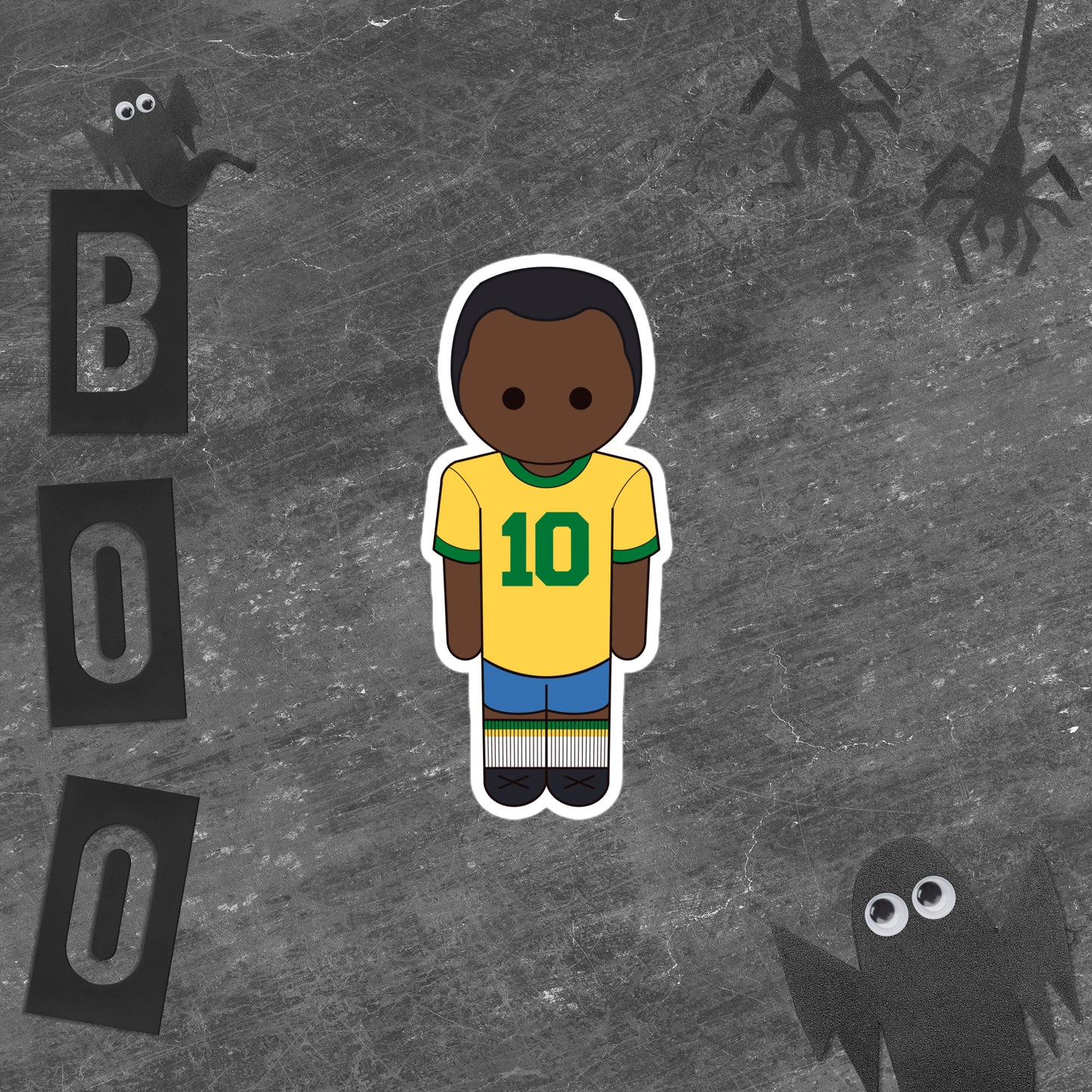 Pele Bubble-free stickers