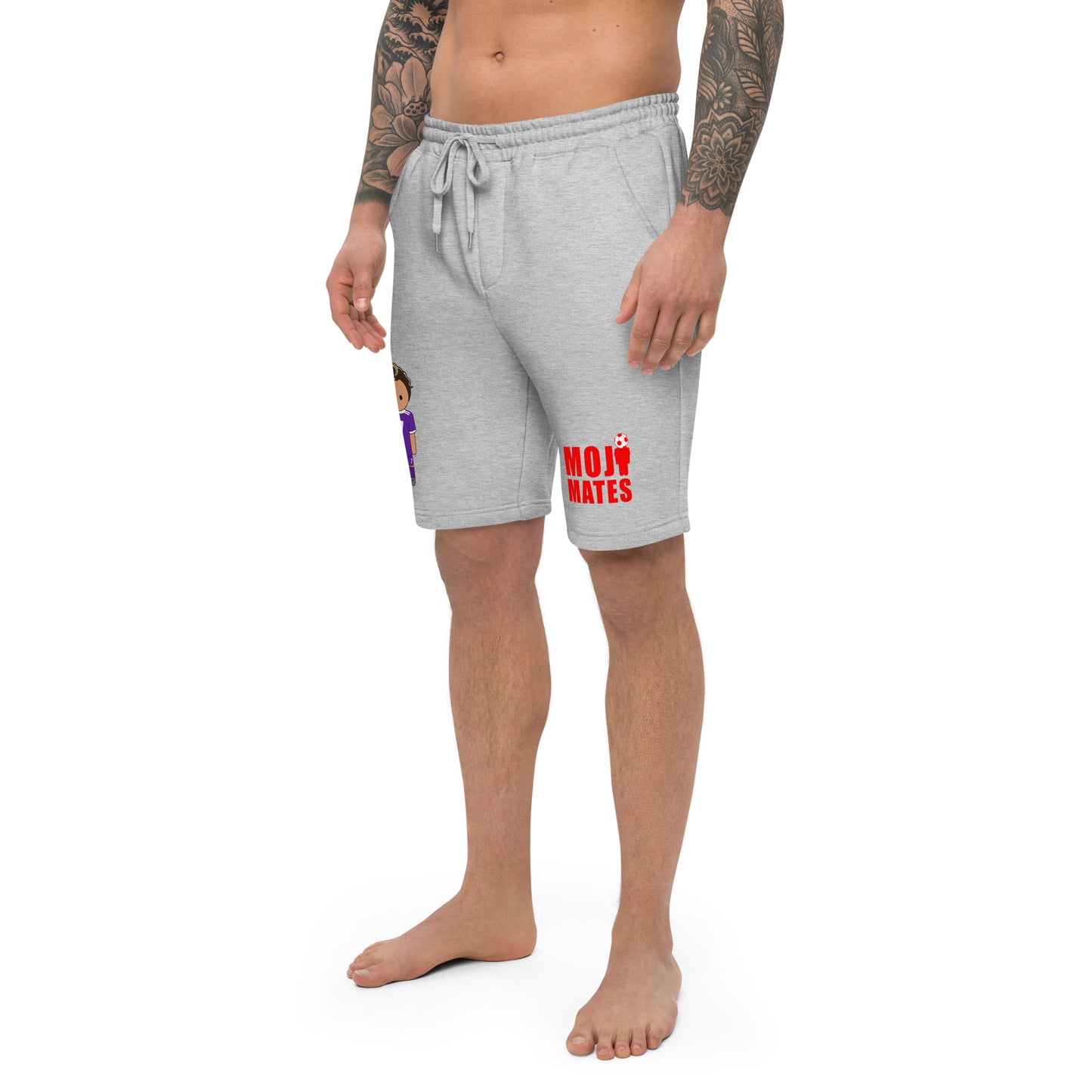 ronaldo-noodle-hair-mens-fleece-shorts