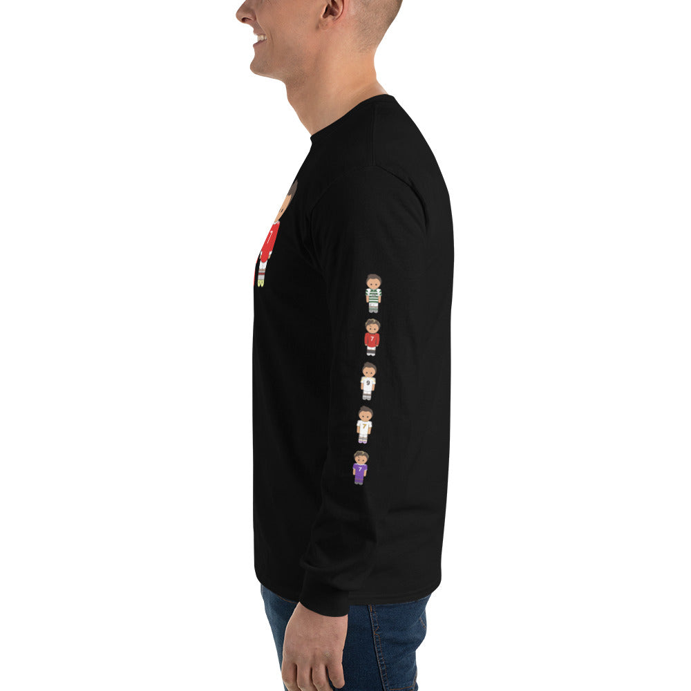 Ronaldo down the sleeves Men’s Long Sleeve Shirt