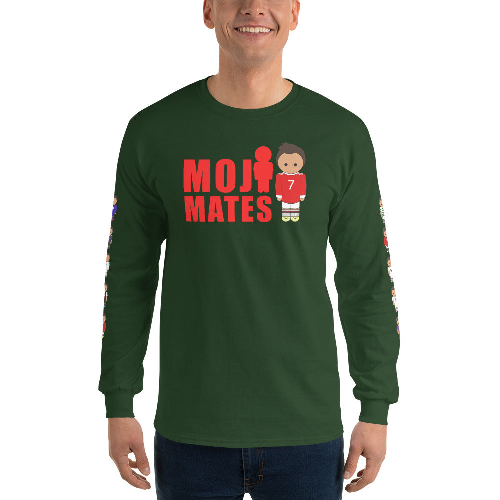 Moji Mates Ronaldo Down the Sleeves Men’s Long Sleeve Shirt