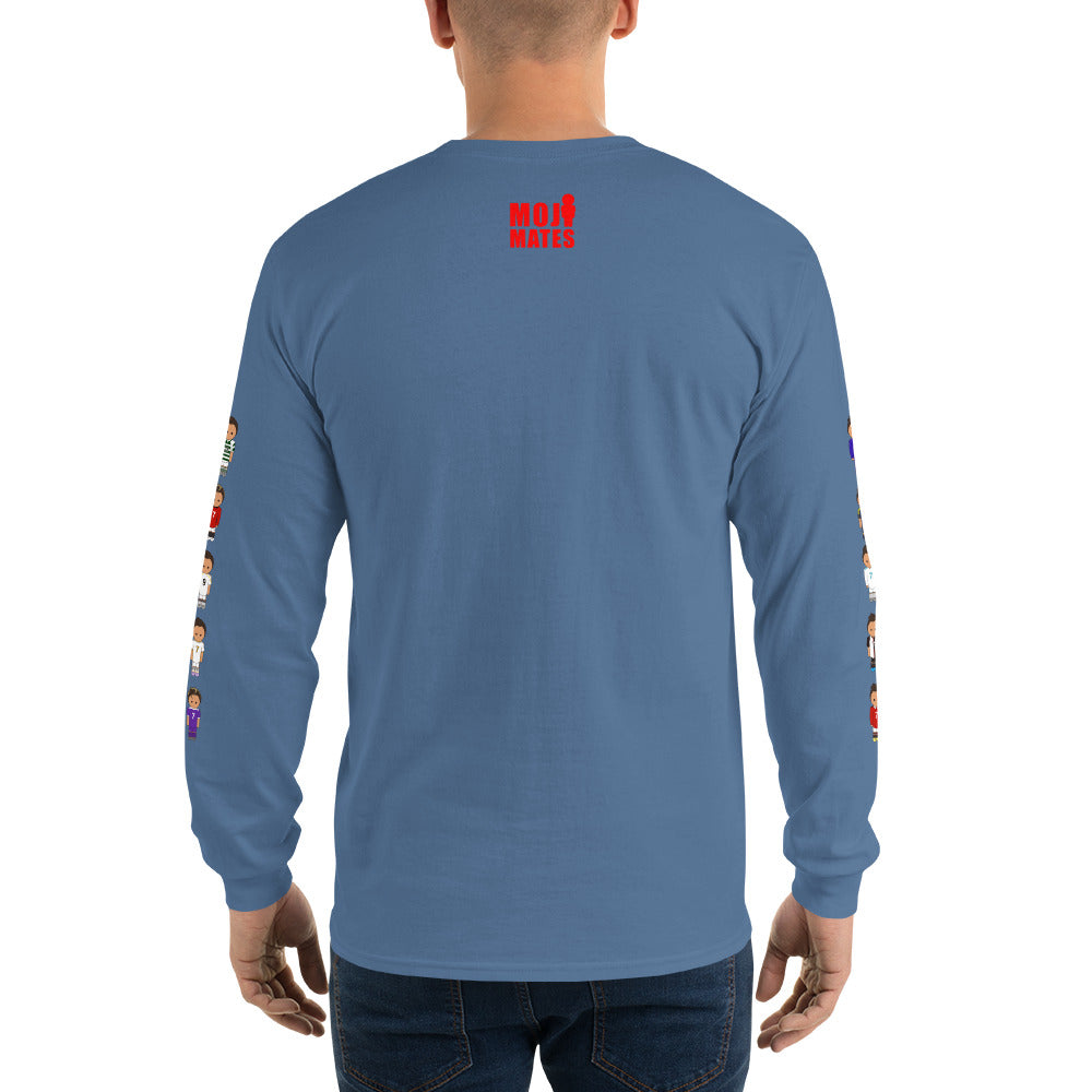 Moji Mates Ronaldo Down the Sleeves Men’s Long Sleeve Shirt