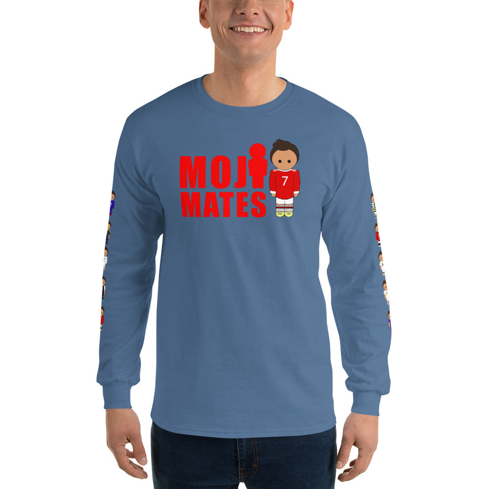 Moji Mates Ronaldo Down the Sleeves Men’s Long Sleeve Shirt
