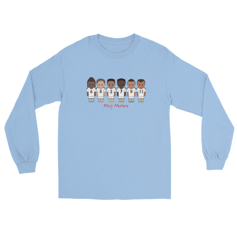 Real Madrid Vini-Camavinga-Fede-Jude-Rodrygo-Mbappe Men’s Long Sleeve Shirt