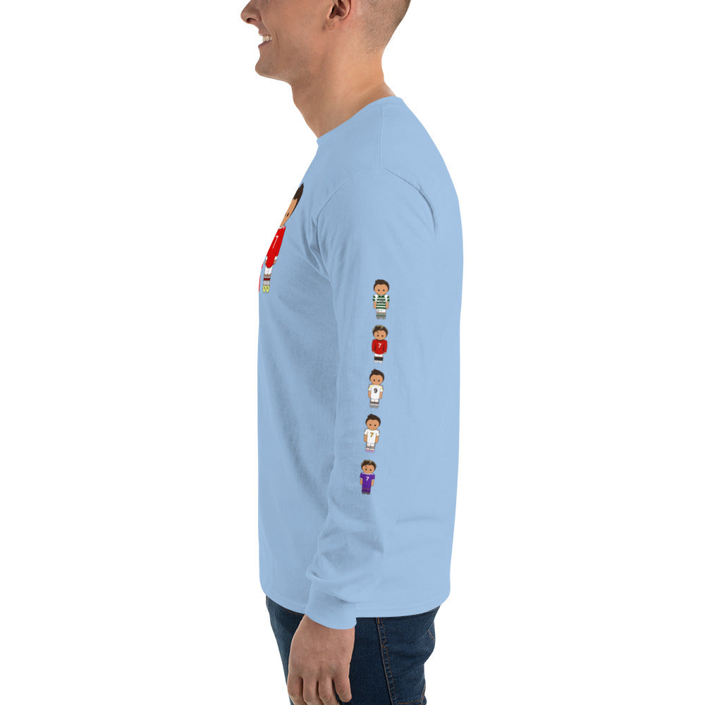 Ronaldo down the sleeves Men’s Long Sleeve Shirt