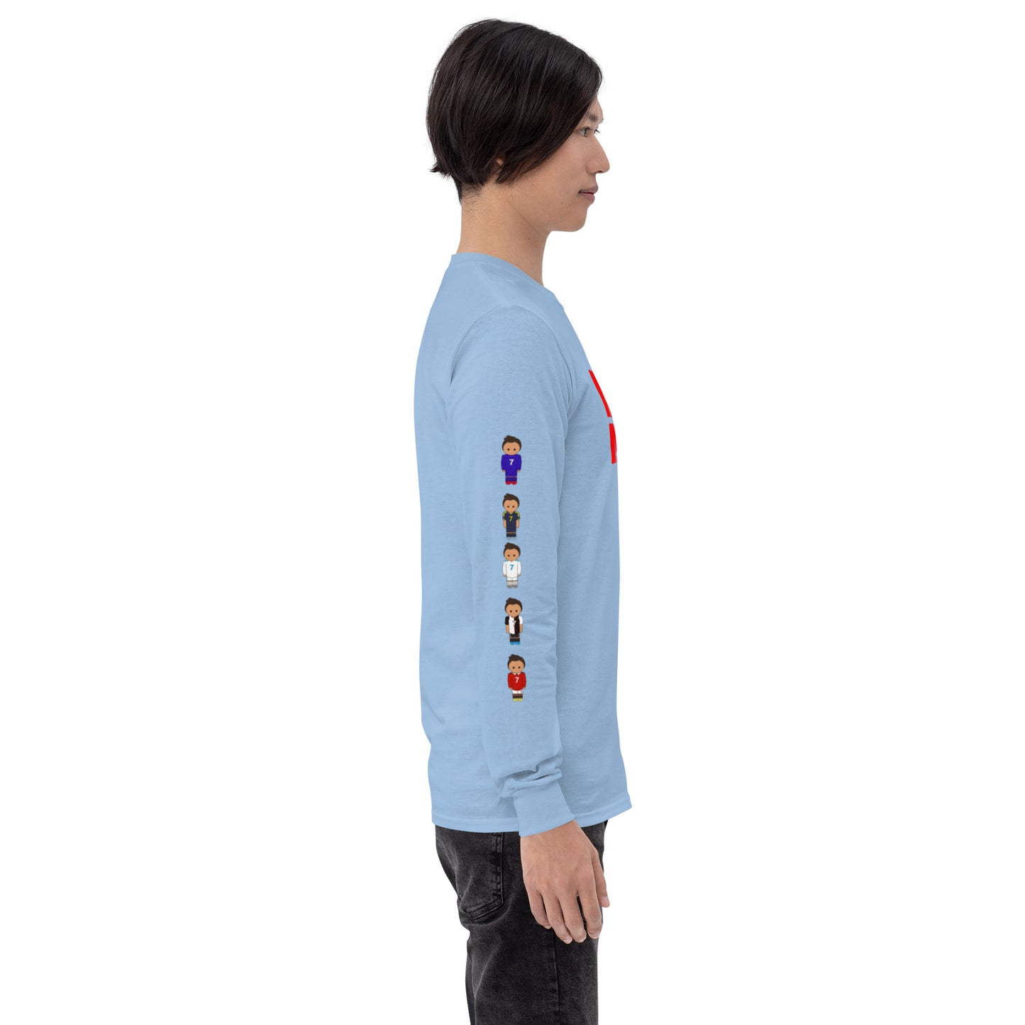 Ronaldo down the sleeves Men’s Long Sleeve Shirt