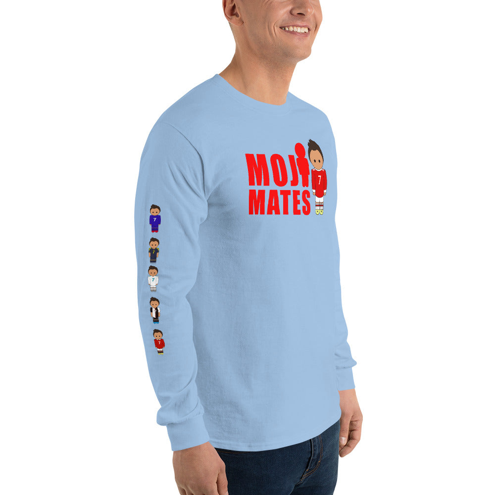 Moji Mates Ronaldo Down the Sleeves Men’s Long Sleeve Shirt