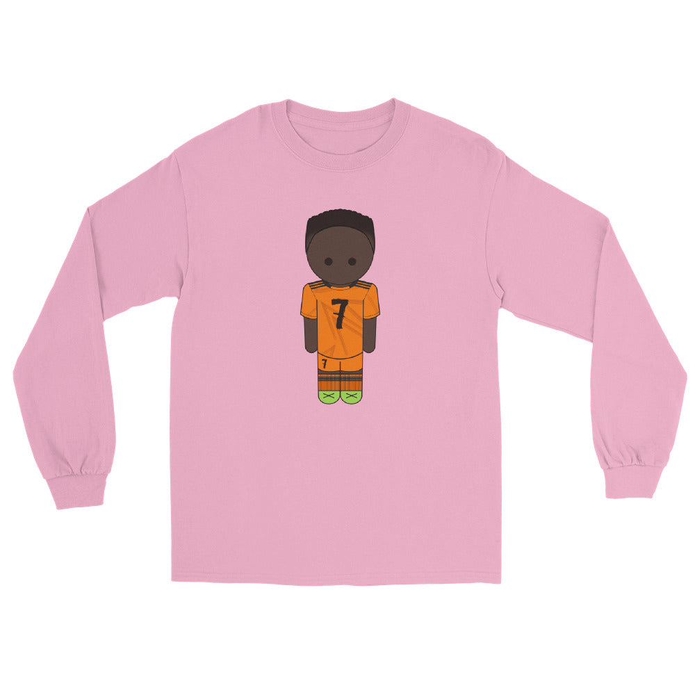 Vini Orange Men’s Long Sleeve Shirt