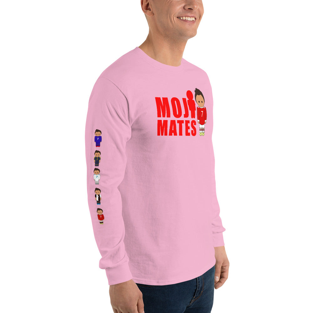 Moji Mates Ronaldo Down the Sleeves Men’s Long Sleeve Shirt