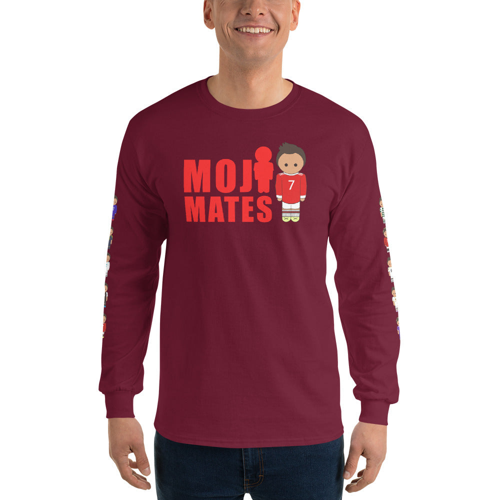 Moji Mates Ronaldo Down the Sleeves Men’s Long Sleeve Shirt