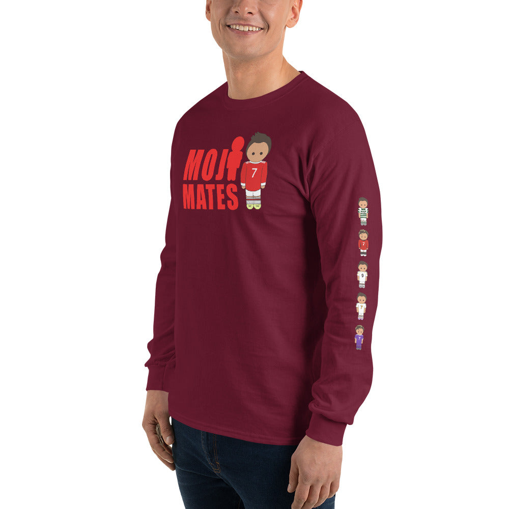 Moji Mates Ronaldo Down the Sleeves Men’s Long Sleeve Shirt