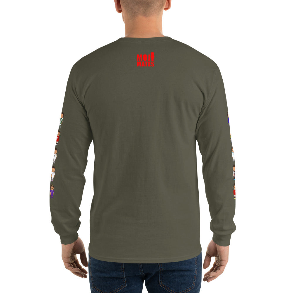 Moji Mates Ronaldo Down the Sleeves Men’s Long Sleeve Shirt