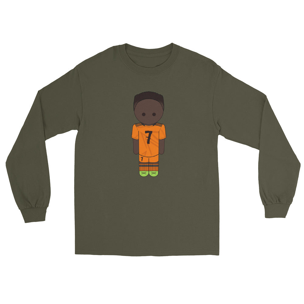 Vini Orange Men’s Long Sleeve Shirt