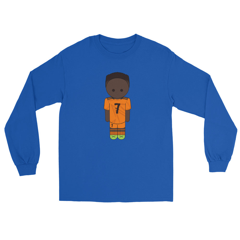 Vini Orange Men’s Long Sleeve Shirt