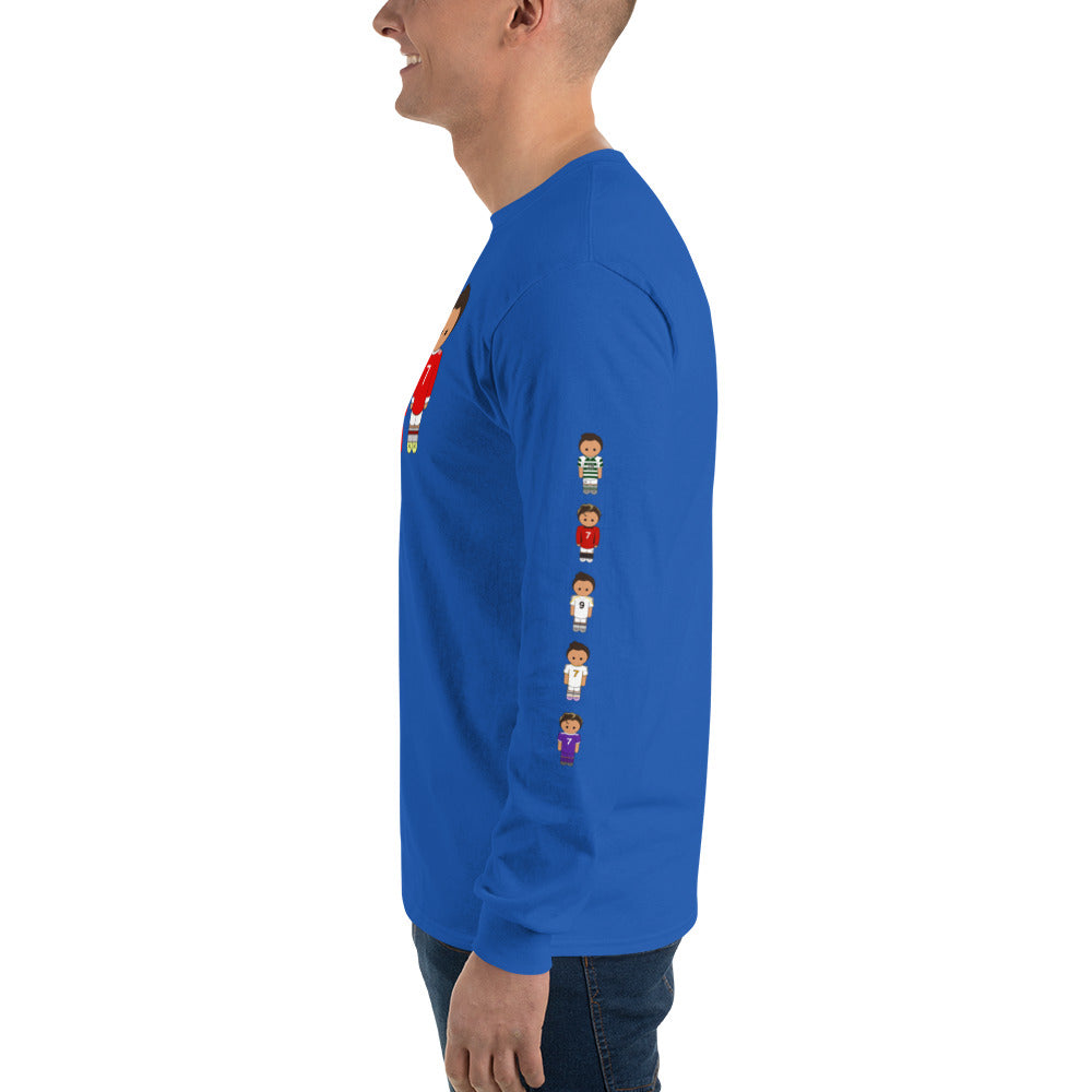Ronaldo down the sleeves Men’s Long Sleeve Shirt