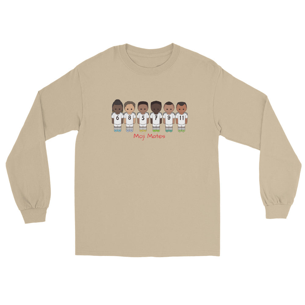Real Madrid Vini-Camavinga-Fede-Jude-Rodrygo-Mbappe Men’s Long Sleeve Shirt